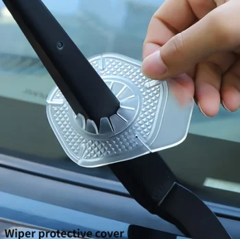 Защитная крышка отверстия для стеклоочистителя на лобовом стекле автомобиля, Пылезащитная защита стеклоочистителя, Нижняя втулка, защитная крышка от мусора