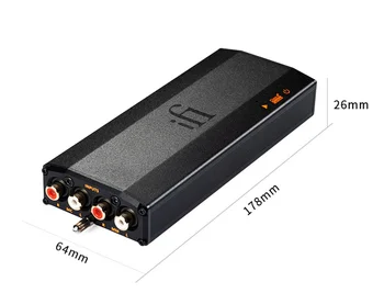 Новый усилитель с виниловым картриджем iFi Micro iPhono3 BL MM/MC Для записи музыки hifi с 6 типами кривой выравнивания/прецизионной кривой