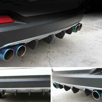 4шт 2021 Универсальный автомобильный декоративный задний спойлер заднего бампера аксессуары для Toyota RAV4 COROLLA Yaris COROLLA VIOS LAND CRUISE