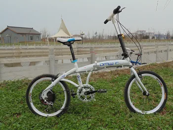 7-скоростной складной велосипед 20 дюймов для взрослых подростков с двойным V-образным тормозом, портативный мини-велосипед, Складной дорожный велосипед, студенческий велосипед