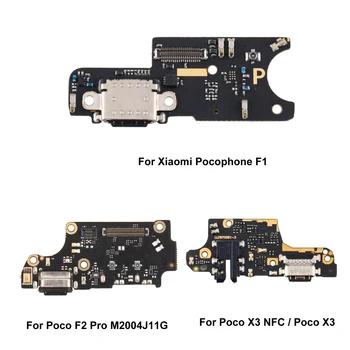 Плата порта зарядки для мобильного телефона Xiaomi Pocophone F1 Запчасти для ремонта Poco X3 NFC