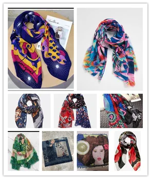 внешняя торговля Испания tide совершенно новая шаль с модным принтом шарф двойного назначения