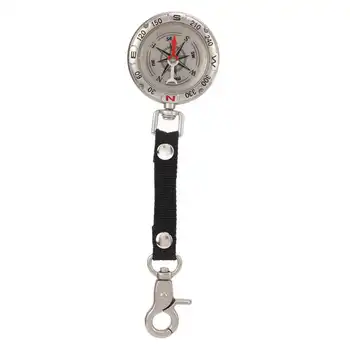 Ретро металлический брелок-компас с четкой шкалой, улучшающей чувствительность, компас T49 высокой точности, ударопрочный для пеших прогулок