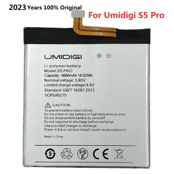 Новый аккумулятор UMI емкостью 4680 мАч, 100% оригинальный Аккумулятор для смартфона UMI Umidigi S5 Pro, высококачественные сменные батареи