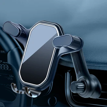 Держатель телефона DL в вентиляционном отверстии автомобиля Подставка для крепления мобильного телефона с длинным поворотным рычагом Автомобильный держатель телефона для iPhone Xiaomi Samsung