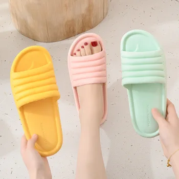 2023 новые домашние тапочки летние нескользящие домашние сандалии для пары милые домашние тапочки из ЭВА женские