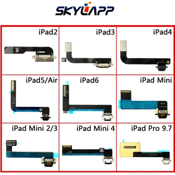 USB-док-станция для зарядки Плоский кабель для iPad2/3/4/5/6 Air1 / 2 Mini1 Mini2 iPad PRO Заглушка для задней панели Маленький разъем для зарядки платы Гибкая лента