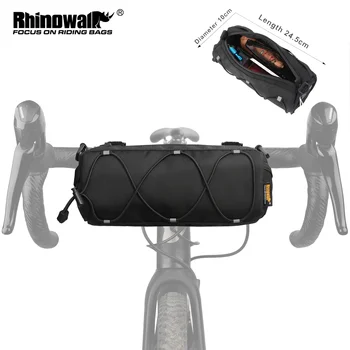 Велосипедная сумка Rhinowalk 2,4 л Многофункциональная корзина для руля велосипеда Передняя велосипедная с высокой видимостью, светоотражающая или других цветов