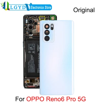 Оригинальная задняя крышка аккумулятора для OPPO Reno6 Pro 5G PEPM00/CPH2249