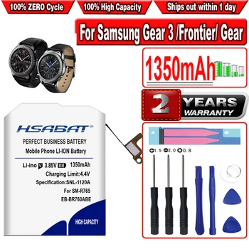 Аккумулятор HSABAT 1350 мАч EB-BR760ABE для Samsung Gear 3 Frontier Gear S3 Classic SM-R760 SM-R765 SM-R765S SM-R770 Classic