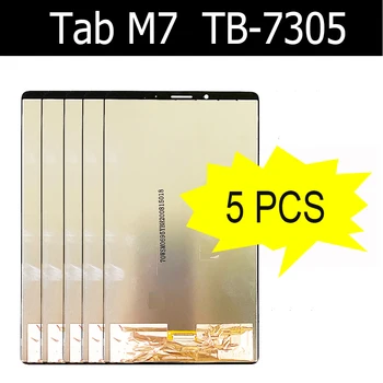 5 шт. Для Lenovo Tab M7 TB-7305 TB-7305F TB-7305i TB-7305x ЖК-дисплей и сенсорный Экран 3G 4G WIFI Дигитайзер в сборе + Инструменты 5,0