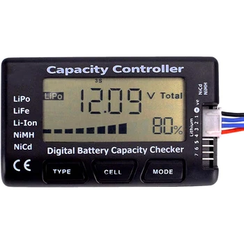 Универсальный RC CellMeter-7 Цифровой Измеритель Емкости Аккумуляторной Батареи Для LiPo LiFe Li-ion Nicd NiMH Тестер Напряжения Батареи Проверка