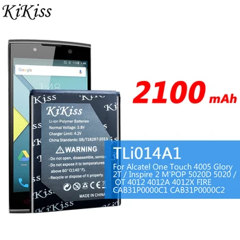 2100 мАч TLi014A1 Аккумулятор мобильного телефона для Alcatel Pixi 3 4,5 