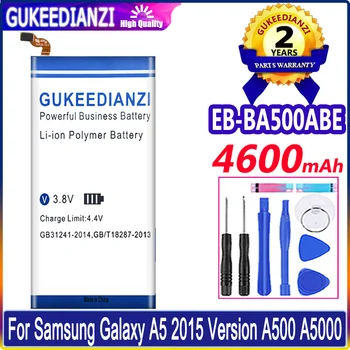 Аккумулятор GUKEEDIANZI EB-BA500ABE 4600mah Для Samsung Galaxy A5 (2015 Edition) A500 SM-A500F A500K SM-A500FU Батареи + Инструменты