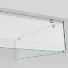 4-25 мм стеклянная вытяжная шторка Fixd для торговых центров и фабрик.
