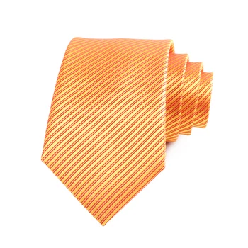 Элегантный мужской галстук длиной 8 см, однотонные полосатые галстуки для мужской рубашки, Галстуки из полиэстера и жаккарда, Аксессуары для деловых вечеринок