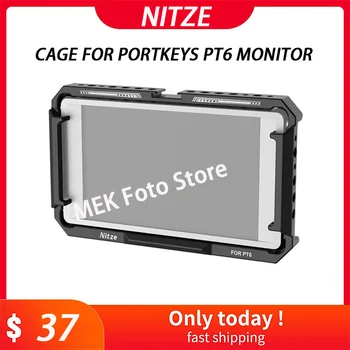 Клетка Nitze для PortKeys PT6 Monitor алюминиевая клетка - JT-I02A 1/4 ”винтовая клетка для монитора