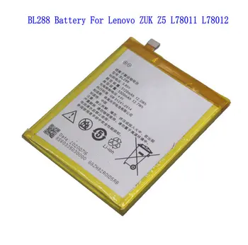 1x Сменный аккумулятор BL288 емкостью 3000 мАч 12.7Втч для аккумуляторов Lenovo ZUK Z5 L78011 L78012