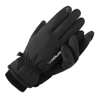 Лыжные перчатки для улицы, зимние мужские и женские спортивные перчатки для верховой езды, Мотоциклетные износостойкие, чувствительные к касанию кончики пальцев