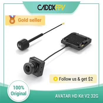 CADDX Walksnail Avatar HD Pro Kit HD Kit V2 С Гироскопом 32G Для FPV DJI 1080P 120 кадров в секунду 22 мс с низкой задержкой 4 КМ FOV160 °