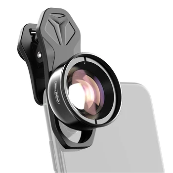 APEXEL APL-HB100mm Универсальный макрообъектив для смартфона с разрешением 4K HD, объектив для камеры телефона, без искажений, размытый фон, совместимый с iPhone