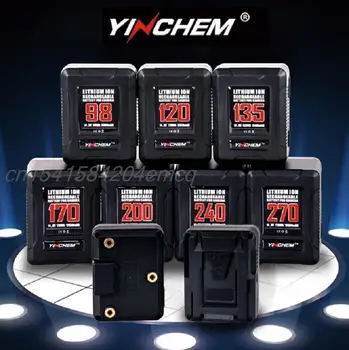 YinChem YC-98S 135S 170 S 200S 240 S 270 S BP2680S Легкий Аккумулятор с V-образным креплением, Портативный Интерфейс USB B-trpe для Телефона с Зеркальной Камерой