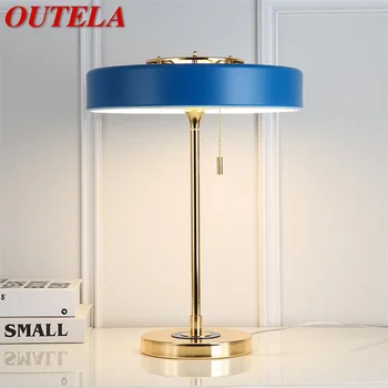 OUTELA Современный роскошный дизайн настольного светильника E14 Настольная лампа Home LED Декоративная для фойе Гостиной офиса Спальни