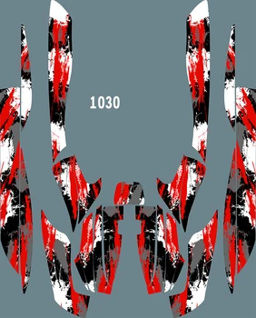 1030 Комплекты наклеек с изображением мотоциклетной команды и фонов для Kawasaki STX15F 2015
