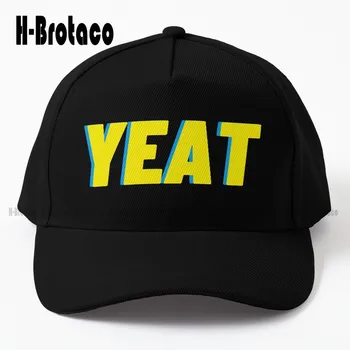 Желтая бейсболка Yeat Fonts, Бейсболка для женщин, Повседневные летние шляпы дальнобойщиков в стиле хип-хоп, Уличные Шляпы от солнца для скейтбордистов, Регулируемые