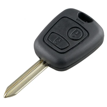Для Citroen Saxo Berlingo Xsara Picasso, 2 кнопки, пульт дистанционного управления, брелок для ключей, чехол для пустого ключа
