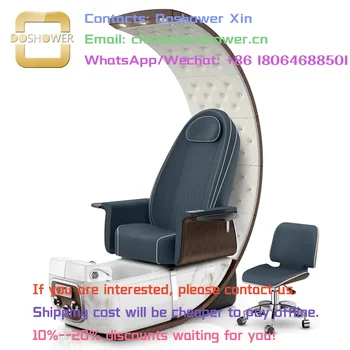 Складное спа-кресло для педикюра с подогревом Elegant Lounge Pedicure Chair Для стойкого к ацетону педикюрного кресла для спа-салона