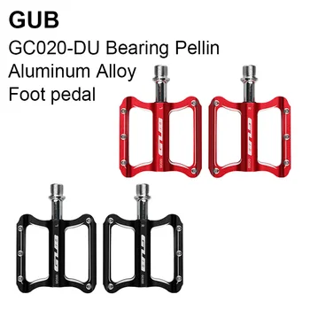 GUB GC020-DU Подшипник Peilin Из алюминиевого сплава, Сверхлегкий складной Велосипед, Педаль горного велосипеда, Педаль дорожного велосипеда, Черный/красный