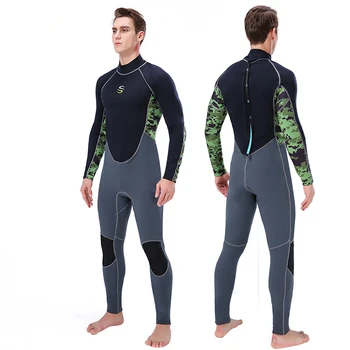 Slinx Мужской полный гидрокостюм из 2 мм неопрена, суперэластичный Тонкий Гидрокостюм для подводного плавания, Цельный облегающий костюм, Гидрокостюм для холодной воды