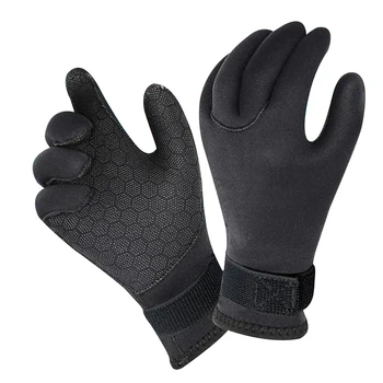 3 мм Неопреновые плавательные перчатки Перчатки для плавания с маской и трубкой Нескользящие Зимние перчатки для дайвинга, Защищающие от царапин, сохраняющие тепло Гидрокостюма