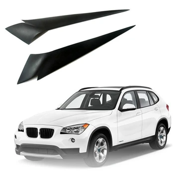2 шт. Накладка для бровей на переднюю фару автомобиля, накладка для век, подходит для-BMW 1X E84 2009-2015