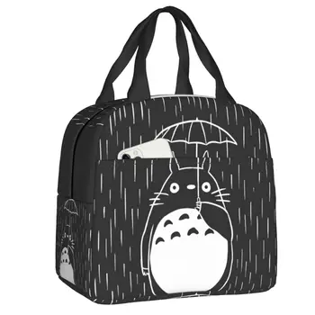 My Neighbor Totoro Studio Ghibli, изолированная сумка для ланча для женщин, Хаяо Миядзаки, Термосумка для ланча, касса для пикника, путешествия