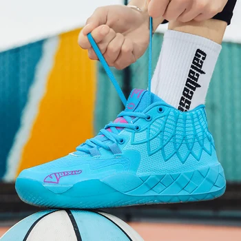 Новая мужская профессиональная баскетбольная обувь Тренировочные кроссовки для бега Дышащая баскетбольная обувь Удобная спортивная обувь высокого класса
