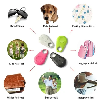 1 шт. Bluetooth-трекер Key Finder умное устройство защиты от потери GPS-меток Keyfinder Сигнализация для детей, домашних собак, кошек, кошельков, сумок, трекеров