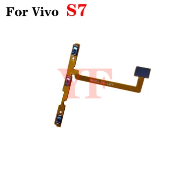 Кнопка регулировки громкости Питания Для Vivo S5 S6 S7 S7E S9 S10 S1 Pro Кнопка Регулировки громкости Клавиша Включения Выключения Питания Ленточный Гибкий Кабель