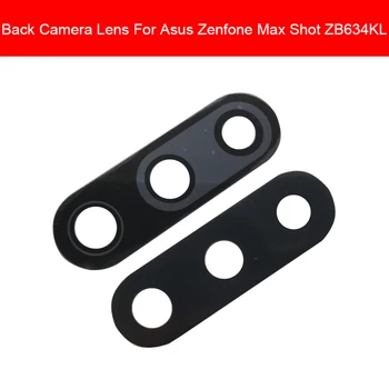 Стеклянная крышка объектива камеры заднего вида для ASUS ZenFone Max Shot ZB634KL Замена корпуса объектива задней внешней камеры Запасные части