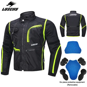 Роскошная летняя мотоциклетная куртка, дышащая куртка для верховой езды, мотокросса, мототуризма, пальто, бронежилет, защитное снаряжение CE для мужчин
