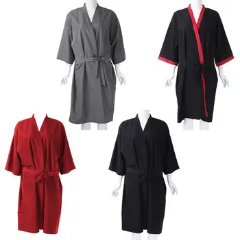 Халат для клиента салона, легкий быстросохнущий халат для волос в стиле кимоно для клиентов E0BC