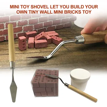 2023 Новые Мини-игрушки для детей лопата Позволит Вам Построить Свою Собственную Крошечную стену Мини-Кирпичи Игрушка забавные подарки игрушки для детей new