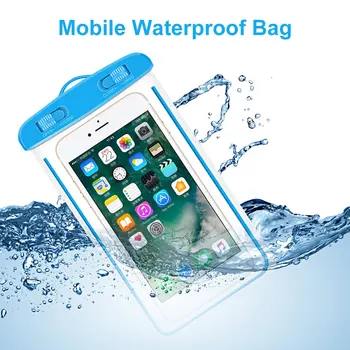Водонепроницаемая сумка для мобильного телефона, прозрачная водонепроницаемая пылезащитная сумка, сумка для мобильного телефона, Дрейфующая Пляжная Рыбалка, Дайвинг на открытом воздухе, плавание