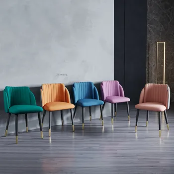 Скандинавские дизайнерские обеденные стулья Современный Домашний Роскошный туалетный стул для спальни Современная Минималистичная кухонная мебель Обеденный стул TG