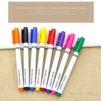 Перманентные ручки для рисования 8 цветов, маркеры для краски на масляной основе, быстросохнущие водонепроницаемые маркеры для металла, наскальной живописи, холста