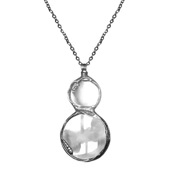Карманная лупа для ожерелья, Лупа для ожерелья, оптическая лупа, карманная лупа с цепочкой, Подвеска с увеличительным стеклом, Монокль для ожерелья