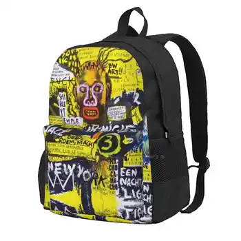 Желтый, Кантри, Студенческий рюкзак для подростков, Дорожные сумки для ноутбука, дань современному искусству, День американского художника, Портрет