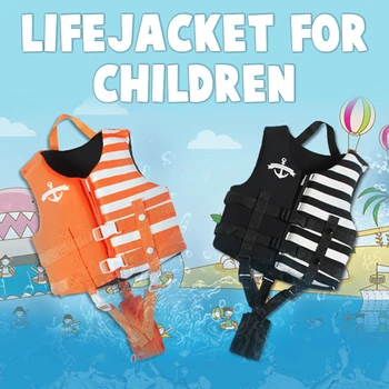 Детский жилет - тренировочные купальники для мальчиков и девочек, Неопреновая куртка для плавания, помощь для обучения плаванию малышей, помощь для купания 1-9