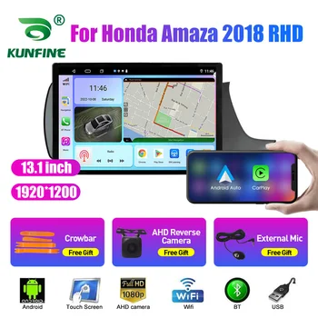13,1-дюймовый Автомобильный Радиоприемник Для Honda Amaza 2018 RHD Автомобильный DVD GPS Навигация Стерео Carplay 2 Din Центральный Мультимедийный Android Auto
